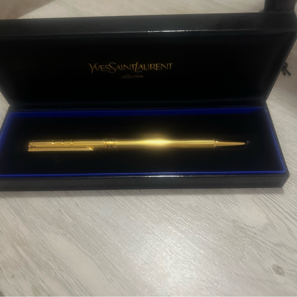 Yves Saint Laurent Luxurious Gold Writing Instrument